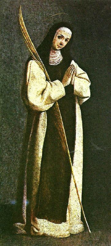 Francisco de Zurbaran martyred hieronymite nun